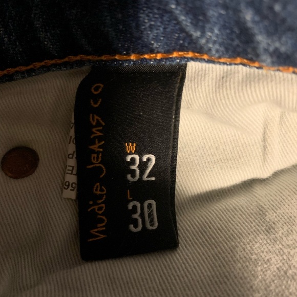 Nudie Jeans. Like new, without the tags. No stains, signs of wear, or fraying. - Picture 8 of 10